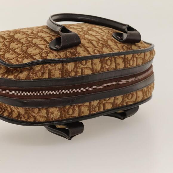 DIOR Trotter Canvas Hand Bag Brown - Picture 6 of 12